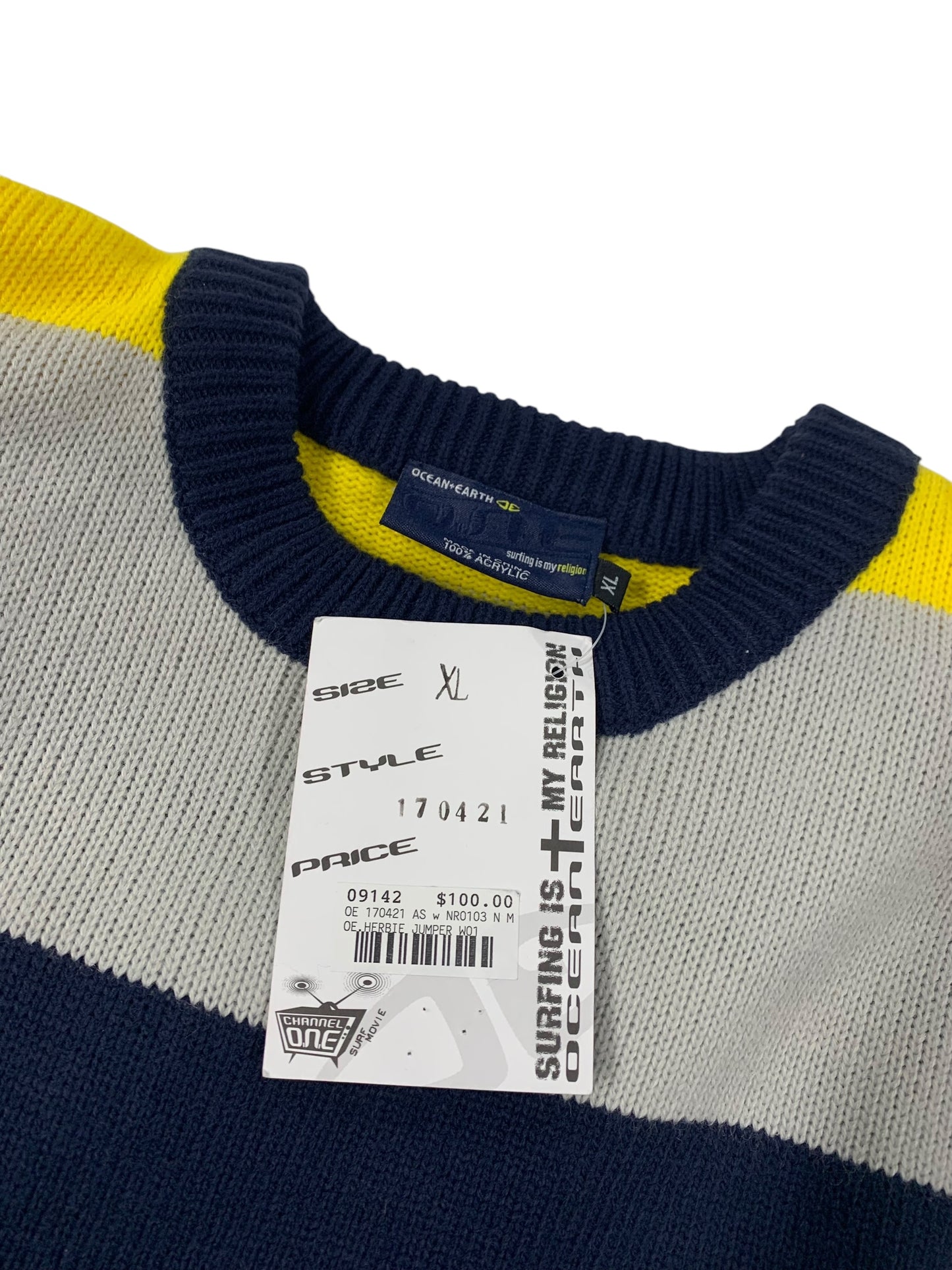Vintage Ocean+Earth Jumper with Tags (XL )