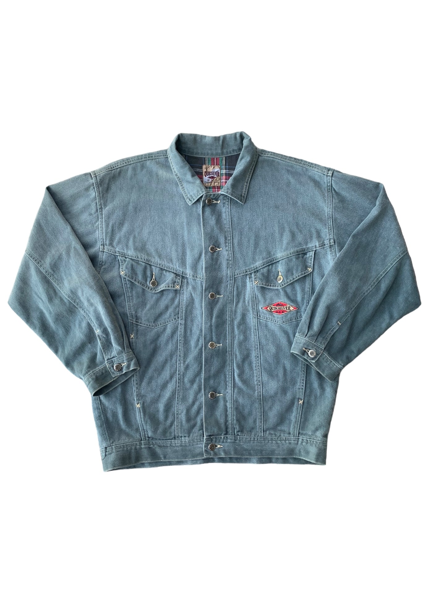 Vintage Quiksilver Denim Jacket ( L )