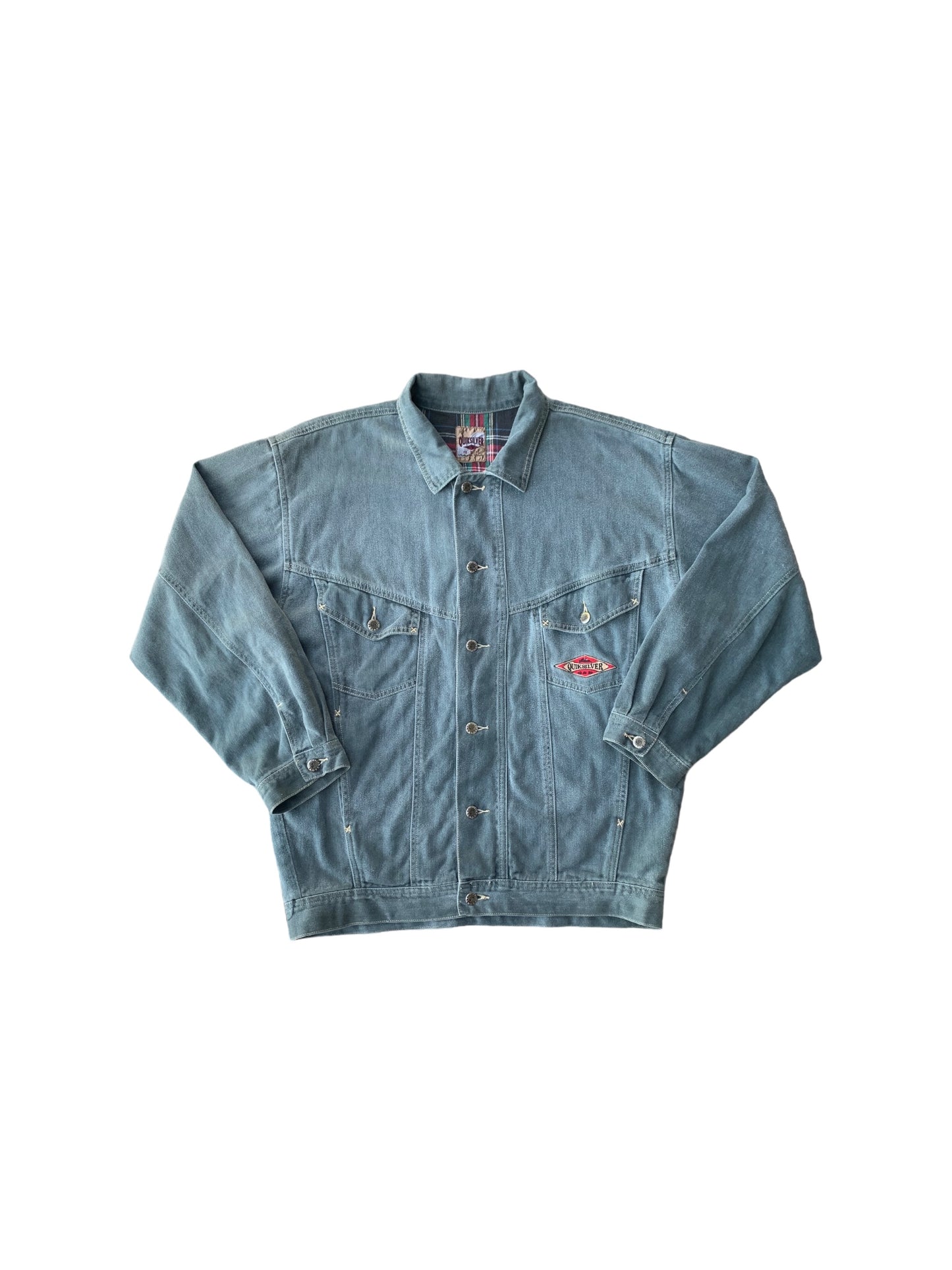 Vintage Quiksilver Denim Jacket ( L )