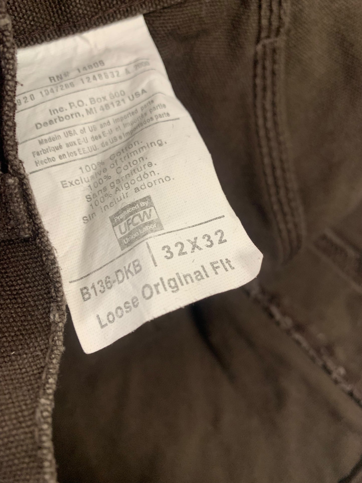 Carhartt Carpenter Pants (W32)